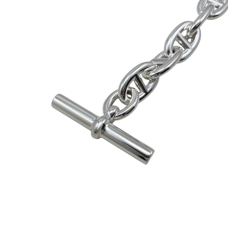 Hermes Bracelet Chaine D'ancre TGM B 011 AG 925 11 Frames Silver — view 6