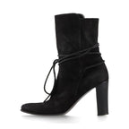 Hermes Suede Boots 36 Semelle Cuir Black — view 2