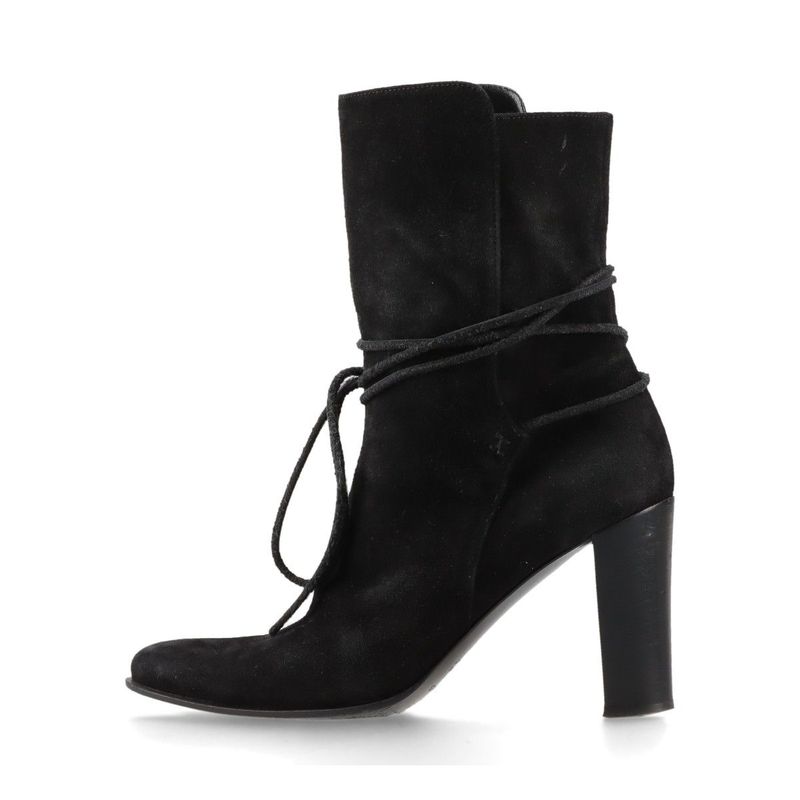 Hermes Suede Boots 36 Semelle Cuir Black — view 2