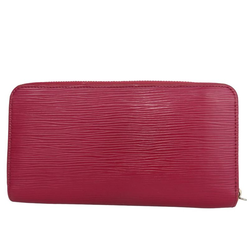 Louis Vuitton Long Wallet Zippy Epi Leather Fuchsia Bordeaux — view 2