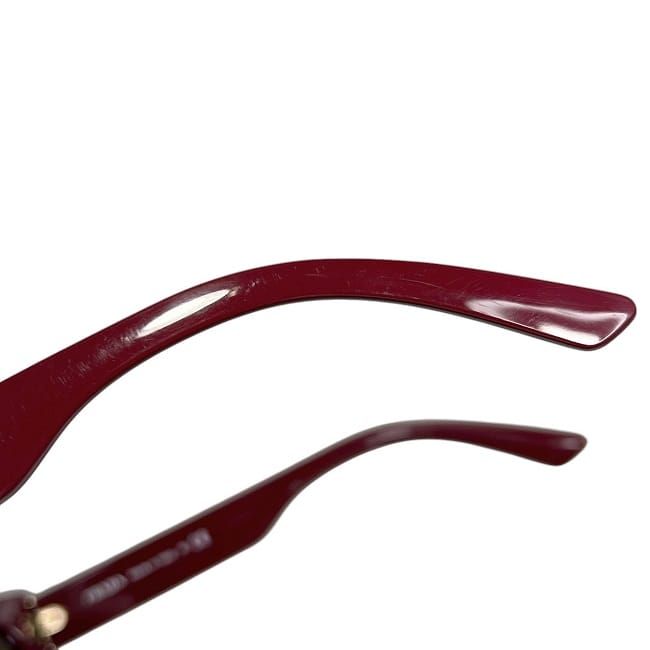 Prada Sunglasses in Black Gradient Bordeaux Red — view 7