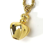 Christian Dior Necklace Metal Gold GP Perfume Bottle Motif Accessories — view 3