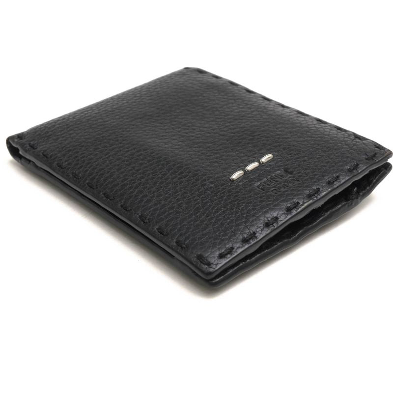 Fendi Wallet Men Leather Black 7 M0194 O7 N Fogxn Coin — view 3