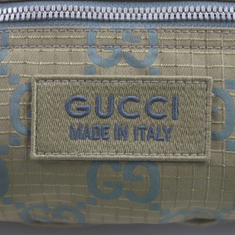 Gucci GG Ripstop Belt Bag Body Leather Use Waist Khaki Storage — view 8