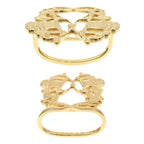 Hermes Scarf Ring 70 Brid De Gala Gold Color Small Accessories — view 6