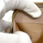 Prada Round Zipper Long Wallet Beige 1 Ml506 — view 7