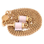 Hermes Charnieres PM Necklace Swift Leather Gold Color Metal Neck Circumference — view 8