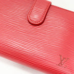 Louis Vuitton Epi Bifold Wallet With Coin Purse In Castilian Red Portefeuille — view 8