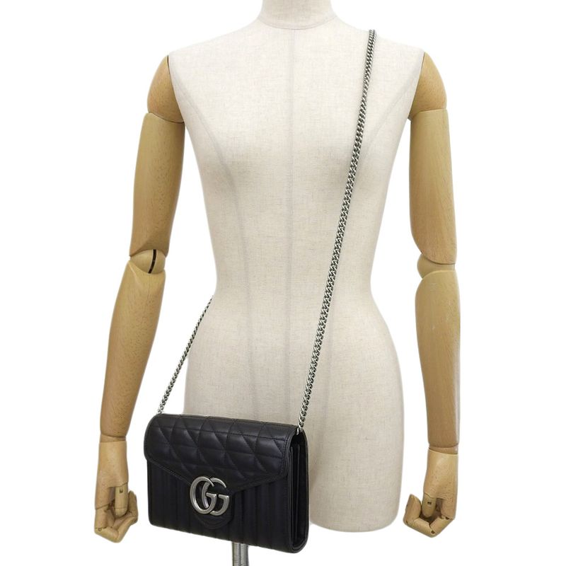 Gucci Marmont Chain Shoulder Bag — view 8