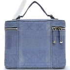 Christian Dior Handbag Vanity Bag Light Blue — view 3