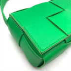 Bottega Veneta Leather Candy Cassette Green Shoulder Bag Mini — view 6