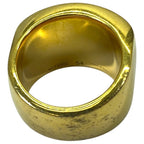 Celine Triomphe Ring Accessories Jewelry Logo GP Gold Size 54 — view 7