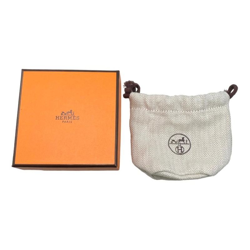 Hermes Bracelet Collier de Chien Cd89 T2 Leather Medallion — view 9