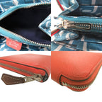 Hermes Azap Compact Silk Quinn Coin Case TS 011 AU Leather Orange 0097 — view 7