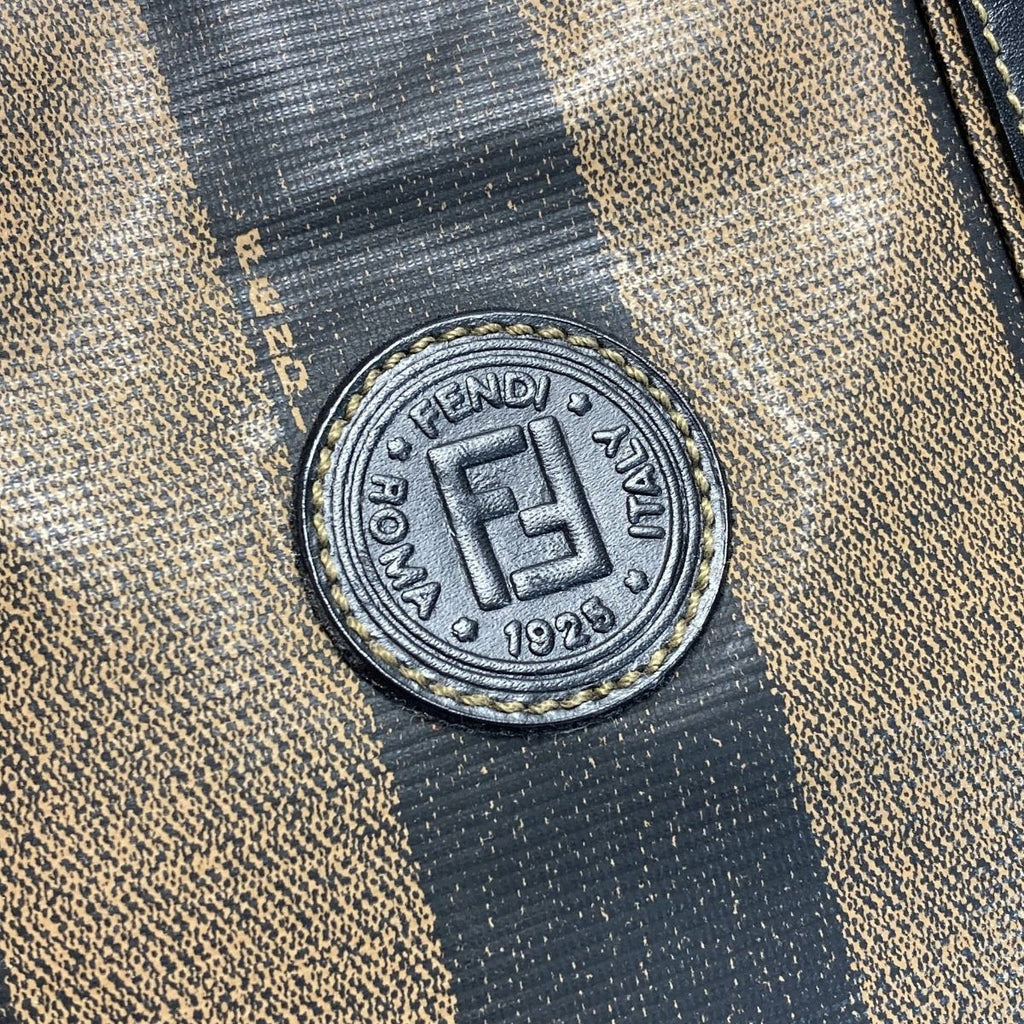 Fendi Pecan Mini Tote Brown Leather Handbag — view 3