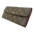 Louis Vuitton Monogram Portefeuille Sarah Brown Long Wallet — view 2