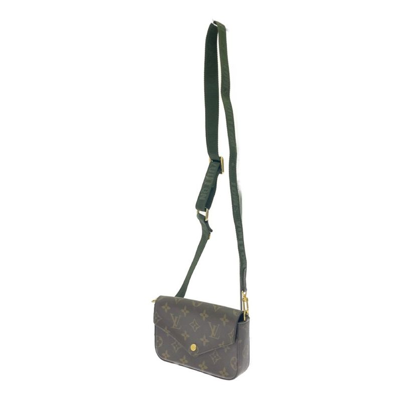Louis Vuitton Monogram Muerte Pochette Felicie Brown — view 4