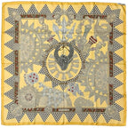 Hermes Scarf Carre 90 Beige Brown L'or des — view 5