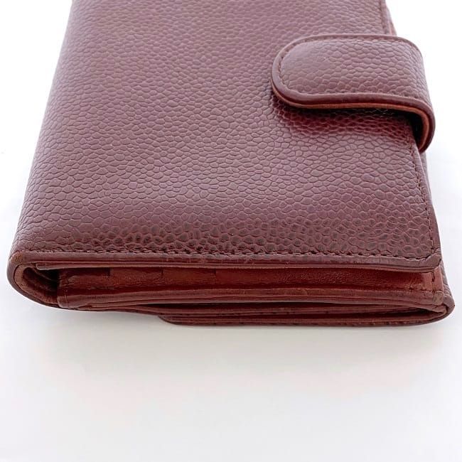 Chanel Bifold Wallet Red Coco Mark — view 7