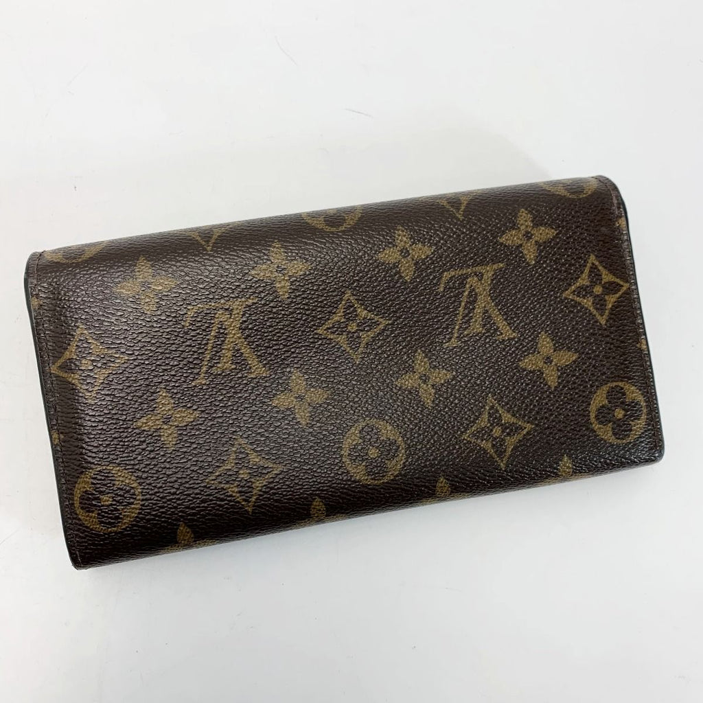 Louis Vuitton Monogram Portefeuille Sarah Bifold Wallet Leather — view 2