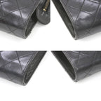 Chanel Shoulder Bag Quilted Chain Scratch Yes Black — view 6