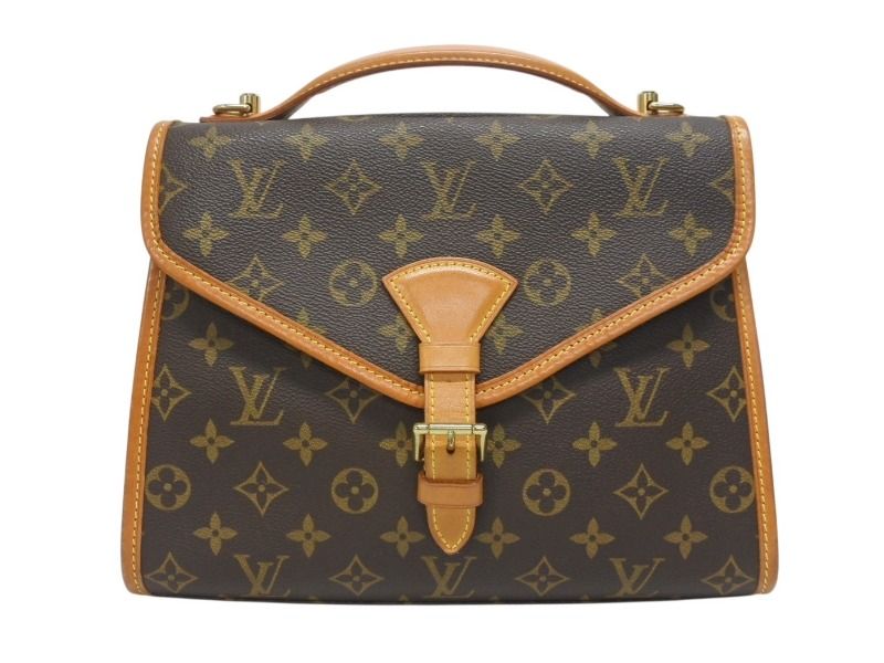 Louis Vuitton Shoulder Bag 2-Way Vernia Monogram Canvas Leather Brown