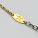 Louis Vuitton Necklace Gold Color And Silver Combination — view 3