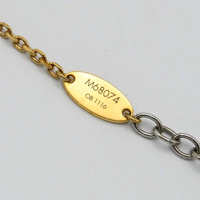 Louis Vuitton Necklace Gold Color And Silver Combination — view 3