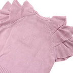 Dior Short Sleeve Knit Ruffles 36 Sizes Pink 344 S13 Bm003 Cashmere — view 8