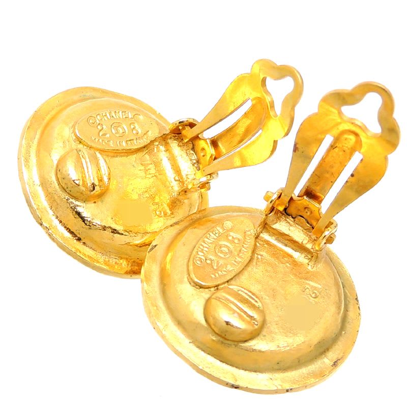 Chanel Vintage Pearl Gold-Tone — view 6
