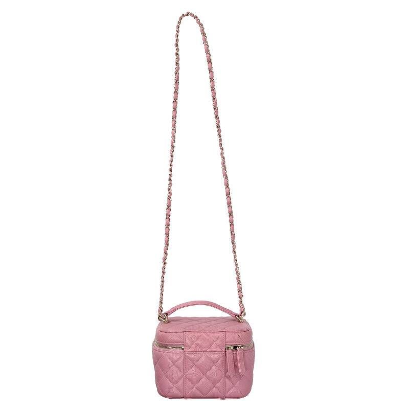 Chanel Vanity Caviar Leather Chain Shoulder Bag — view 2