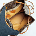 Celine Macadam Pattern T06 Brown Backpack Vintage Leather — view 4