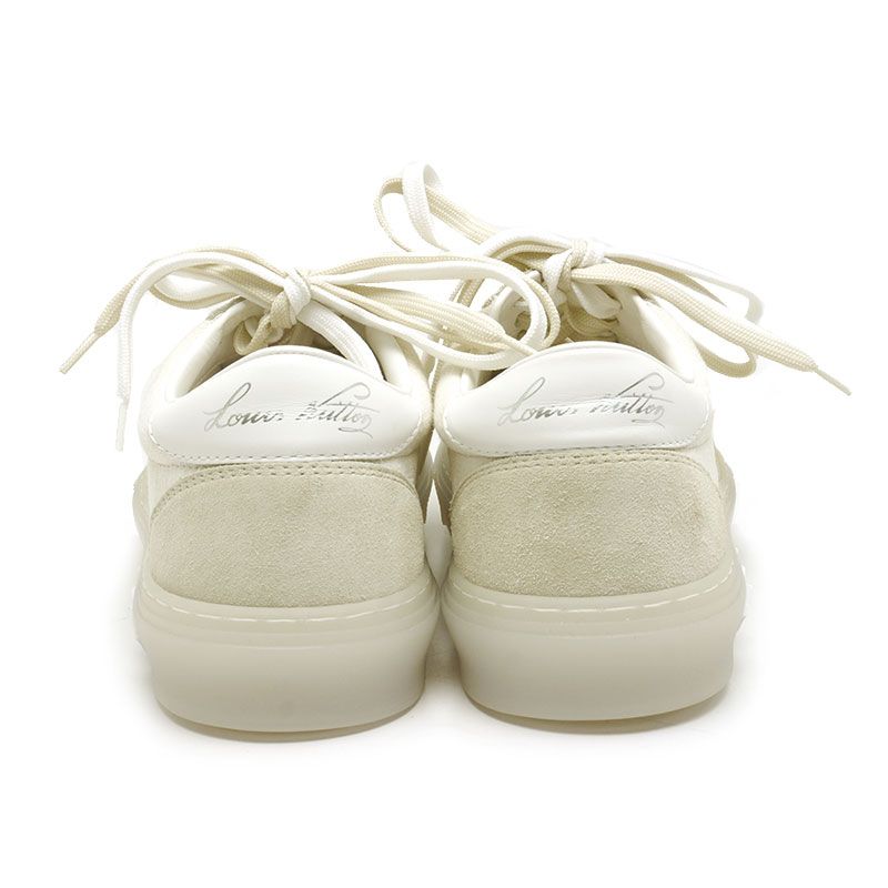 Louis Vuitton Ori Line Damier Giant Low Cut Sneakers 1 A9 Yu9 5.5 White — view 3