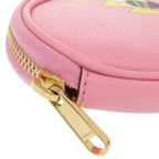 Gucci Bananya Heart Shape Leather Pink Coin Case 0415