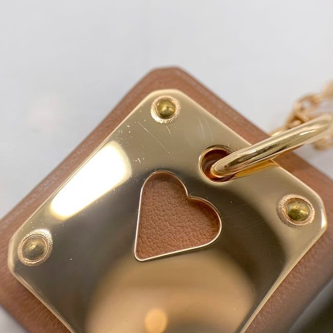 Hermes Necklace Asieur de Coeur PM Pink — view 5