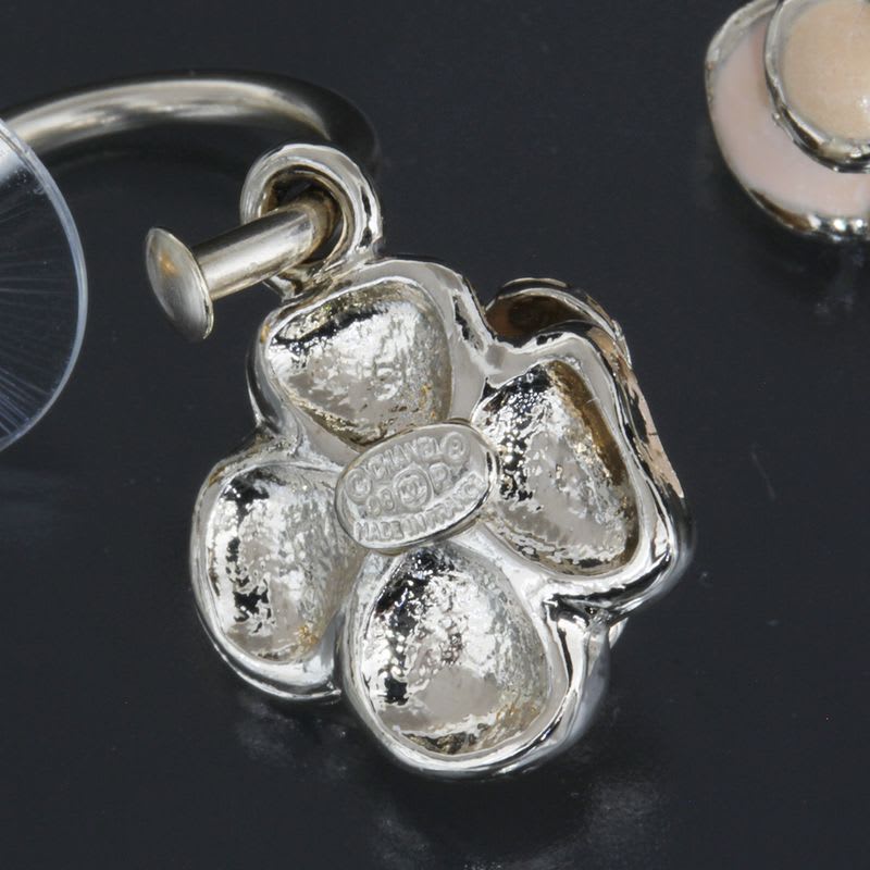 Chanel CC Mark Camellia Earrings 08 P 2008 E1542 — view 4