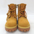 Louis Vuitton Timberland Ankle Boots 1 Ad750 9.5 Monogram Beige Nubuck — view 2