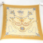 Hermes Pleated Carre Scarf Papules Des Sables Desert Accessories — view 3