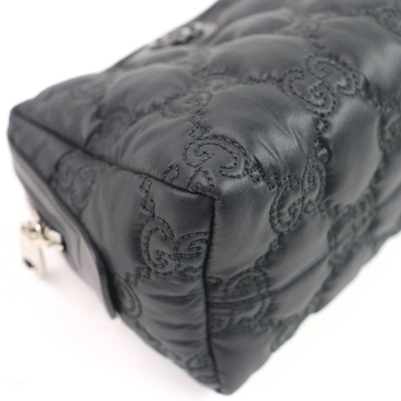 Gucci 72604 GG Marmont Makeup Pouch Small Black Purple — view 7