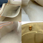 Louis Vuitton Tote Hampstead PM Damier Azur Gold Hardware — view 7
