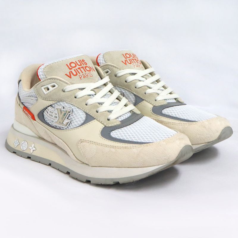 Louis Vuitton Runaway Line Sneakers 7 Low Cut Beige — view 4