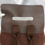 Hermes Handbag Valparaiso PM Brown Canvas — view 9