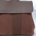 Hermes Handbag Valparaiso PM Brown Canvas — view 5