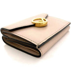 Fendi Trifold Wallet Pink Beige Gold Fize — view 7