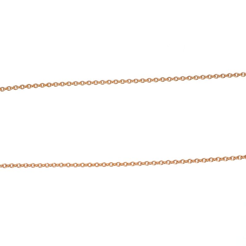 Hermes Necklace Mini Maillon PM Brown Marron Glace R Chaine D'ancre — view 9