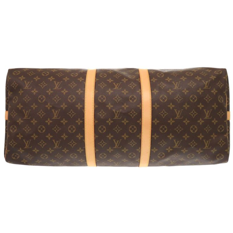 Louis Vuitton Keepall Bandouliere 60 Monogram Boston Bag 1065 — view 3