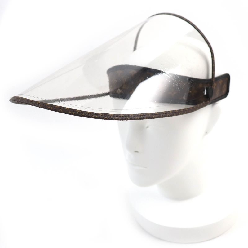 Louis Vuitton Villers Shield Monogram Canvas Sun Visor Face Cabas — view 6
