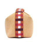 Hermes Brid A Black PM Au-carre Handbag Pouch Faube Orange — view 5