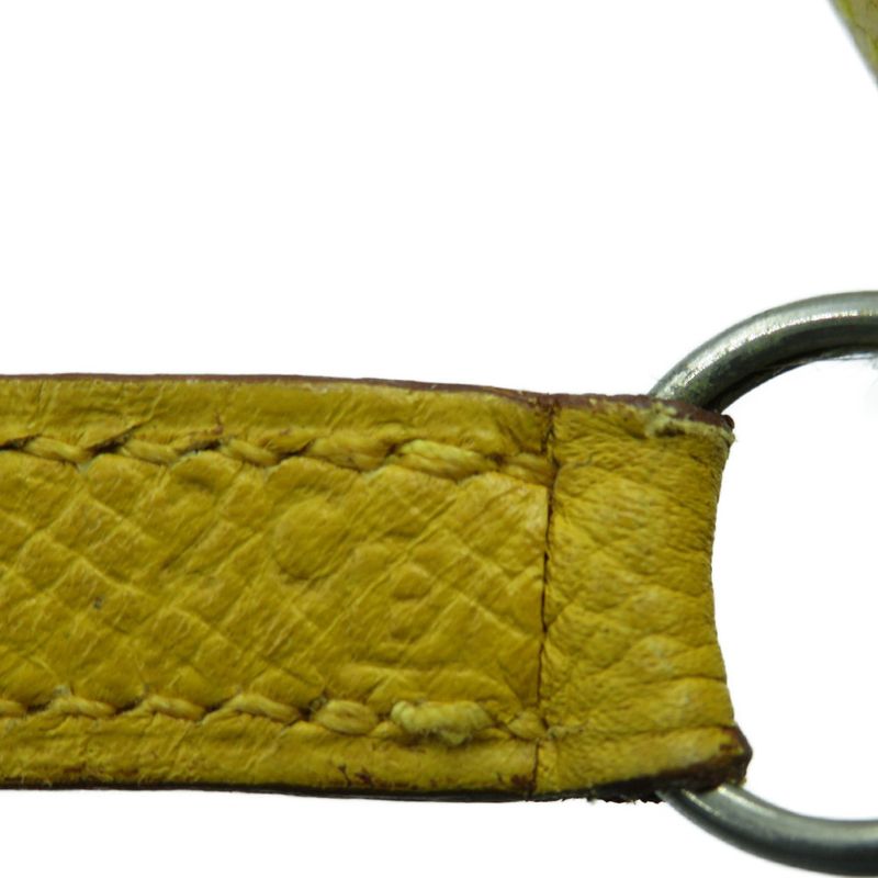 Hermes Necklace Courchevel Yellow — view 9