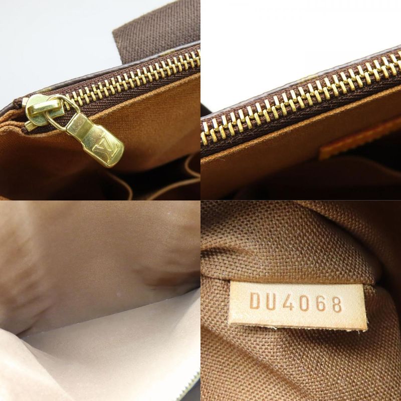 Louis Vuitton Tote Bag Cabas Bobol Monogram Brown Casual A4 Compartment — view 8